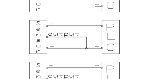 传感器（sensor）与可编程控制器(PLC)的 接线方法